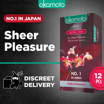 Okamoto Orchid Condom in 12 packs [Ready Stock]