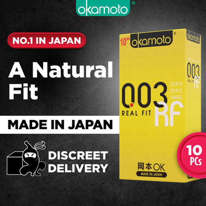 Okamoto 003 Real Fit Condom in 10 packs [Ready Stock]