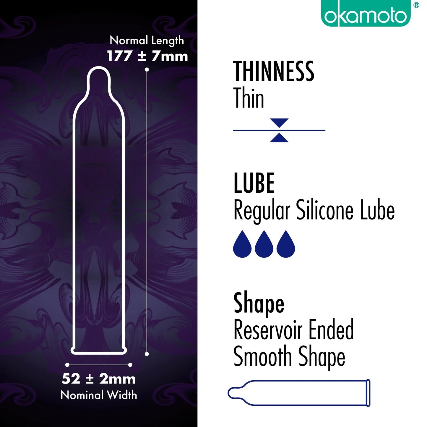 Okamoto Crown Condom in 12 packs [Ready Stock]