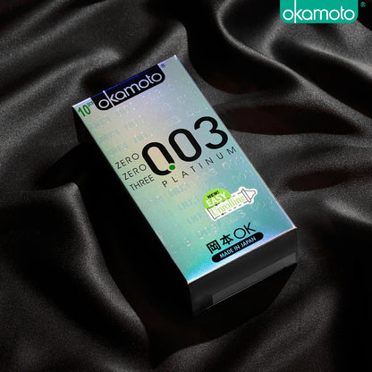 Okamoto 003 Platinum Condom in 10 packs [Ready Stock]