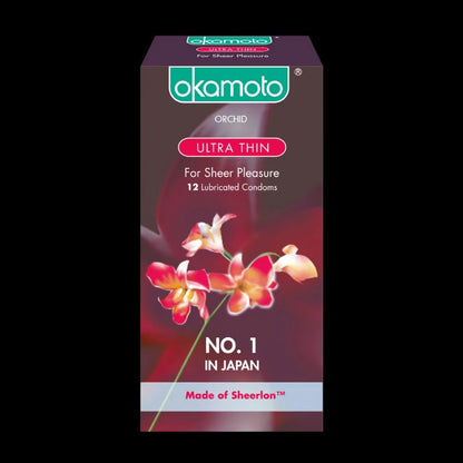 Okamoto Orchid Condom in 12 packs [Ready Stock]