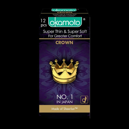 Okamoto Crown Condom in 12 packs [Ready Stock]