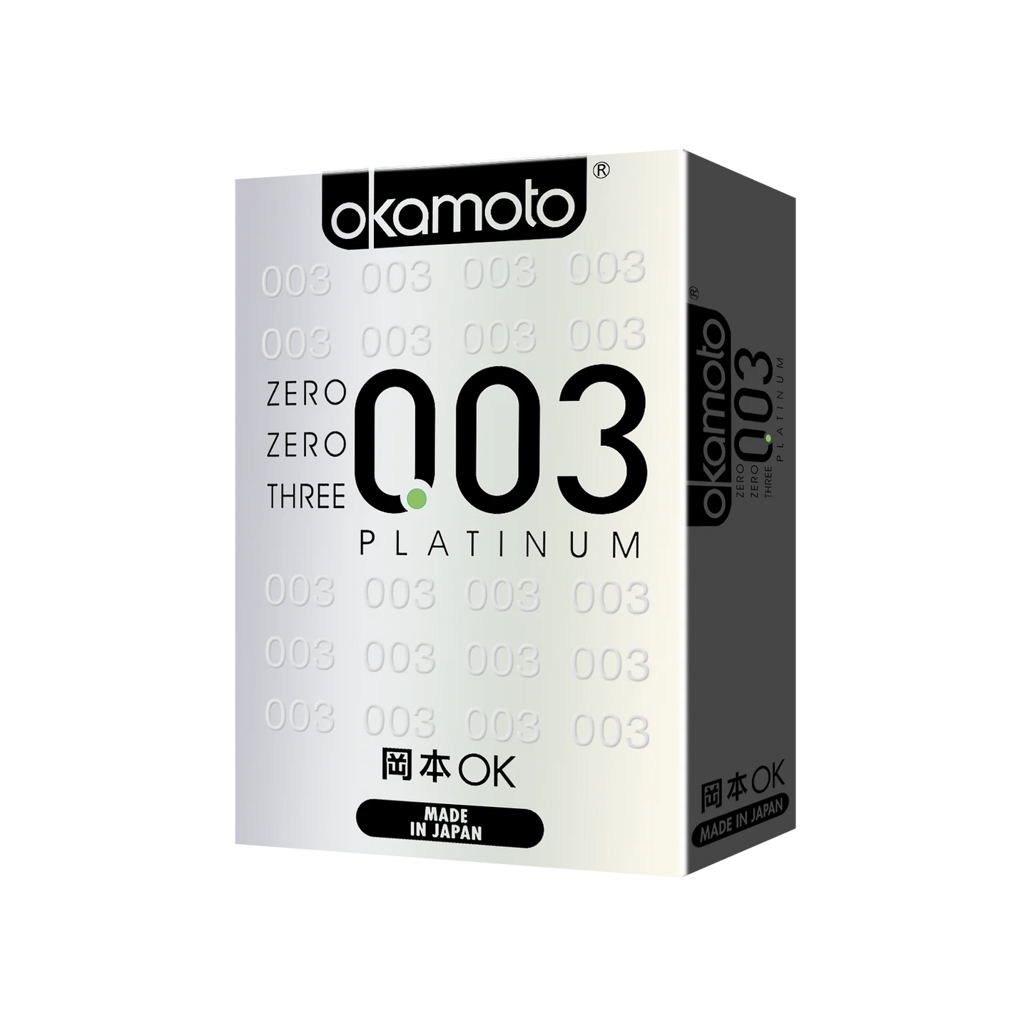 Okamoto 003 Platinum Condom in 3 packs [Ready Stock]