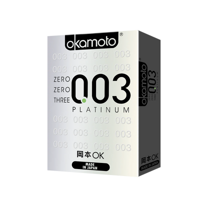 Okamoto 003 Platinum Condom in 3 packs [Ready Stock]